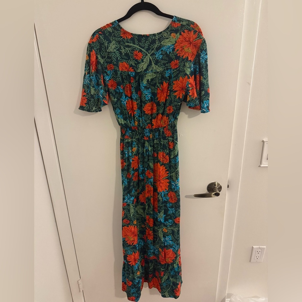Anthropologie Abel the Label Fantasy Floral Tiered Maxi Dress - Picture 2 of 4